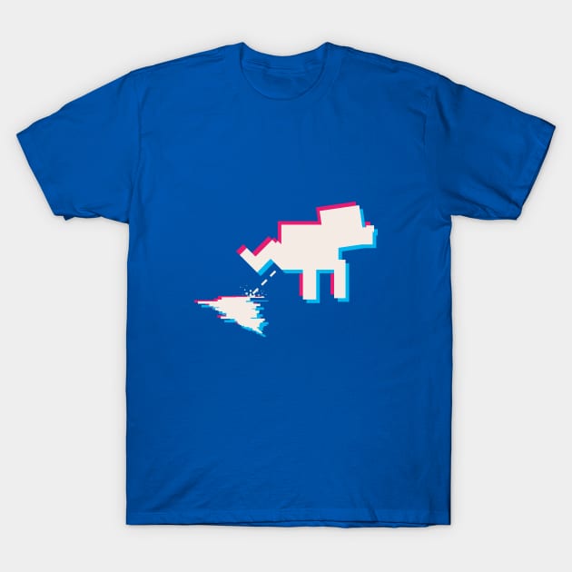 Pixeling Dog T-Shirt by vectalex